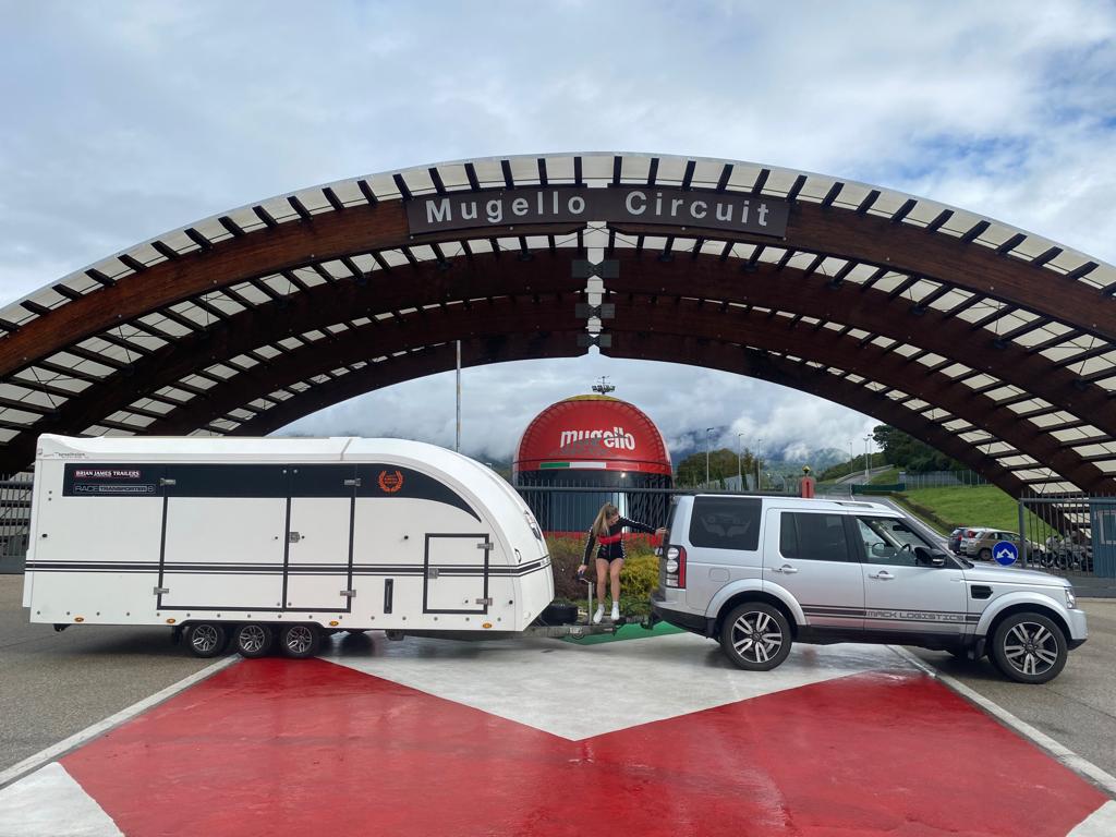 mack logistics delivering to mugello circuit