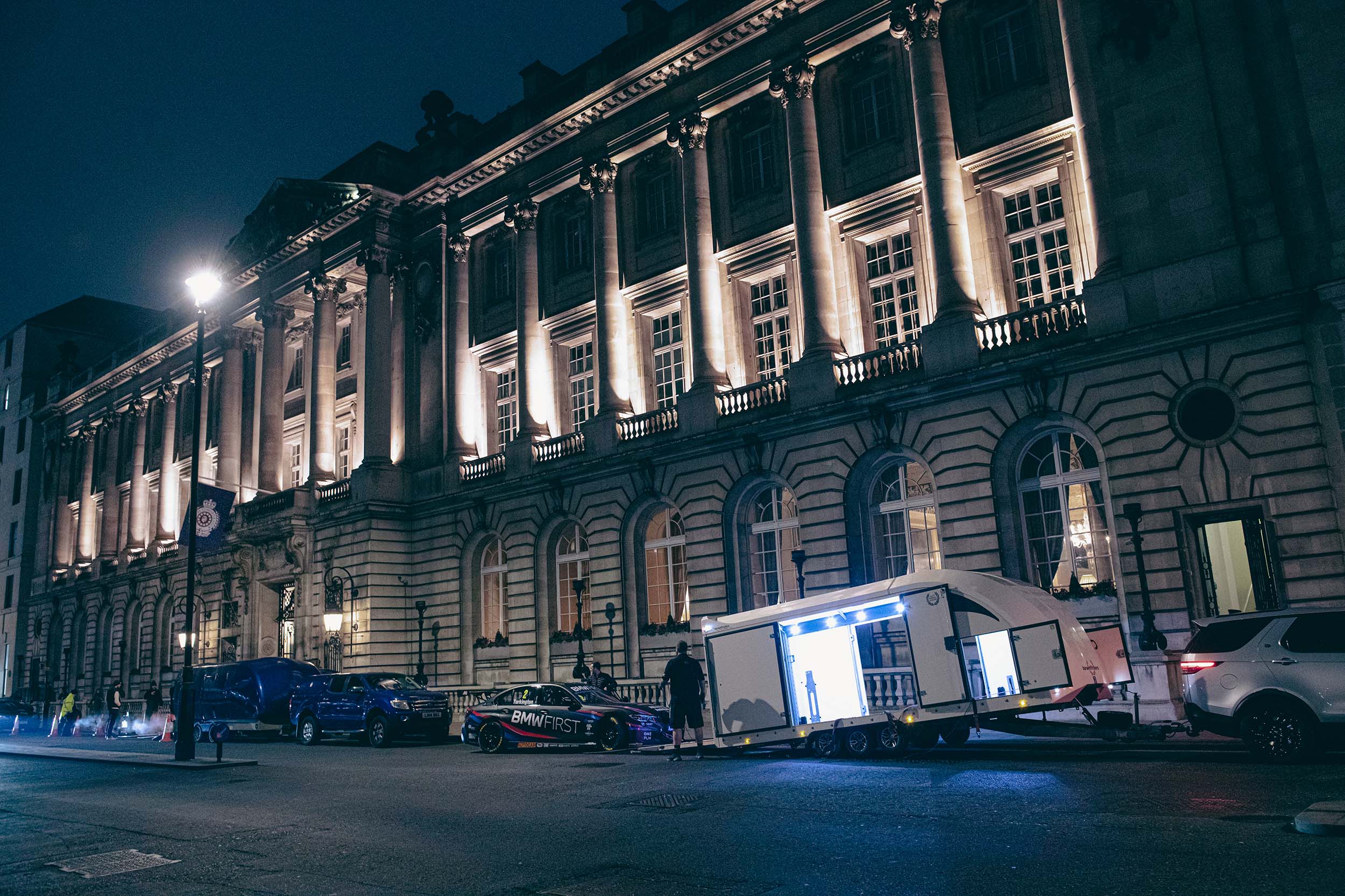 Mack Logistics sponsored WSR BMW BTCC car