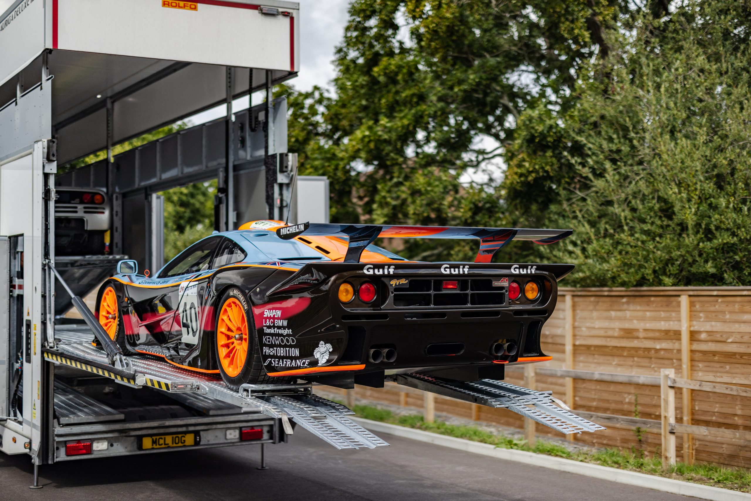 Mack Logistics sponsored WSR BMW BTCC car